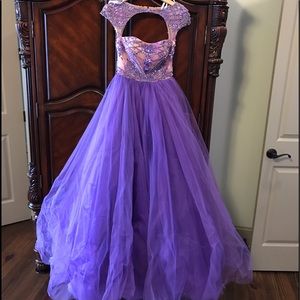 Gorgeous purple Sherri Hill dress- never been worn