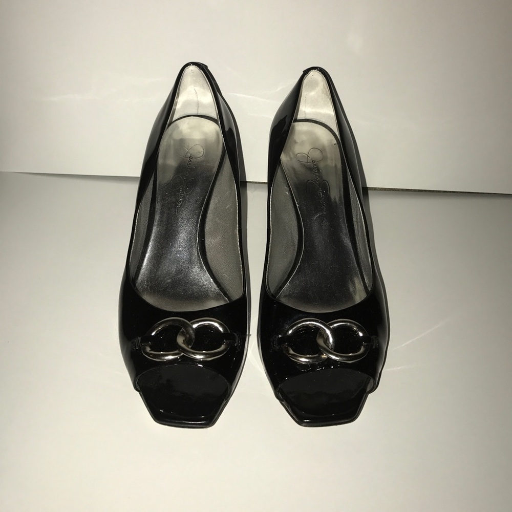 Jessica Simpson black heels