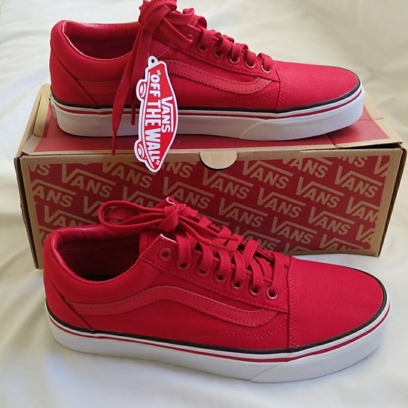 van red shoes