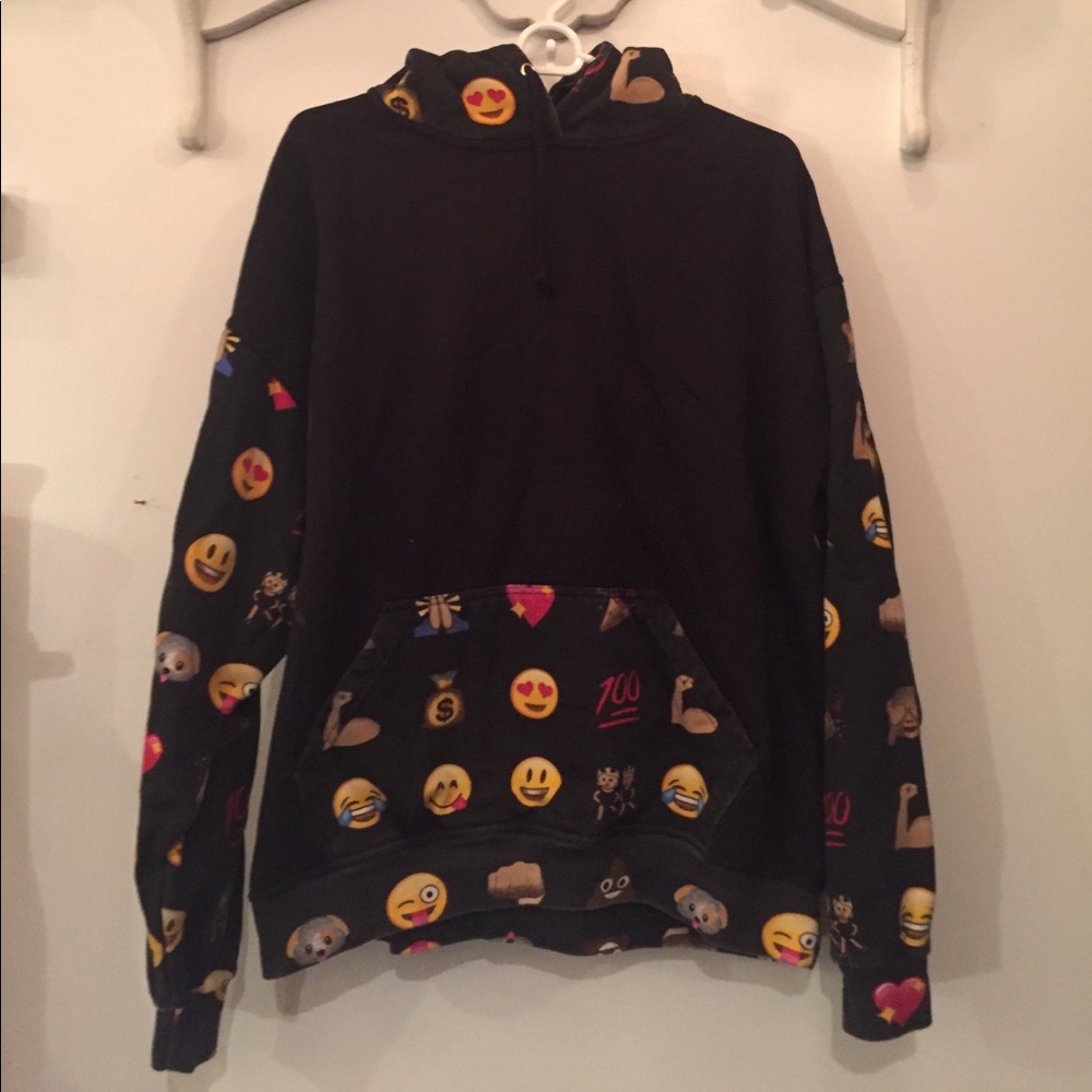 Emoji patterned sweatshirt