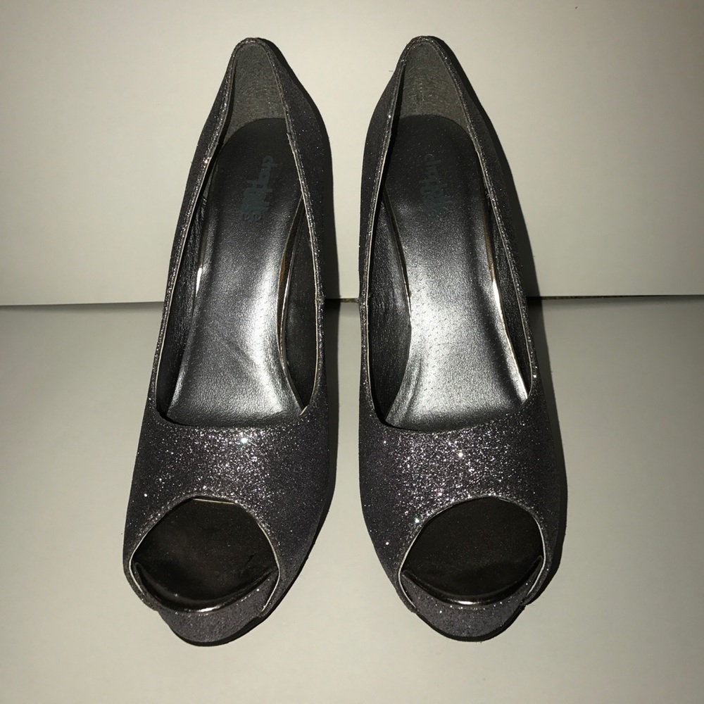 Charlotte Russe glitter pumps.