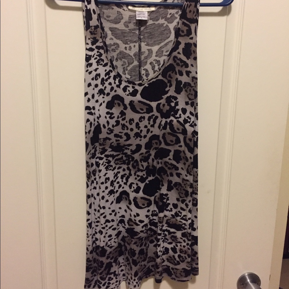 Leopard Print Long Tank Top