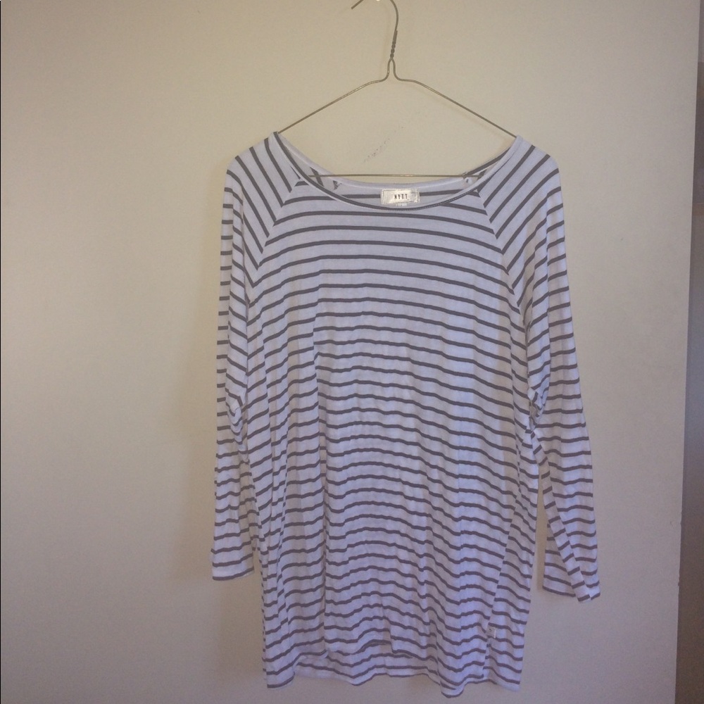 Striped shirt dress