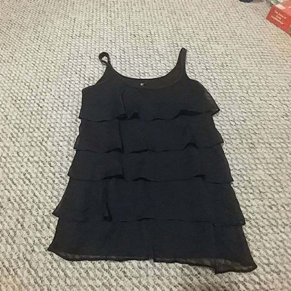 Black tank top