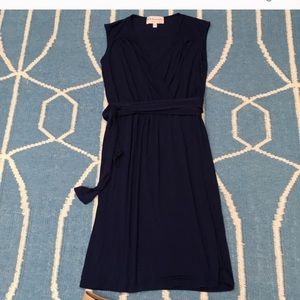 Philosophy size XS navy blue faux wrap dress