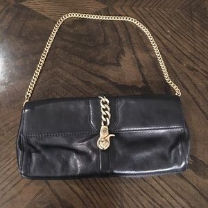 Black leather Juicy shoulder bag