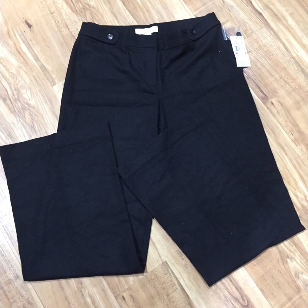 Michael Kors Black wool dress pants
