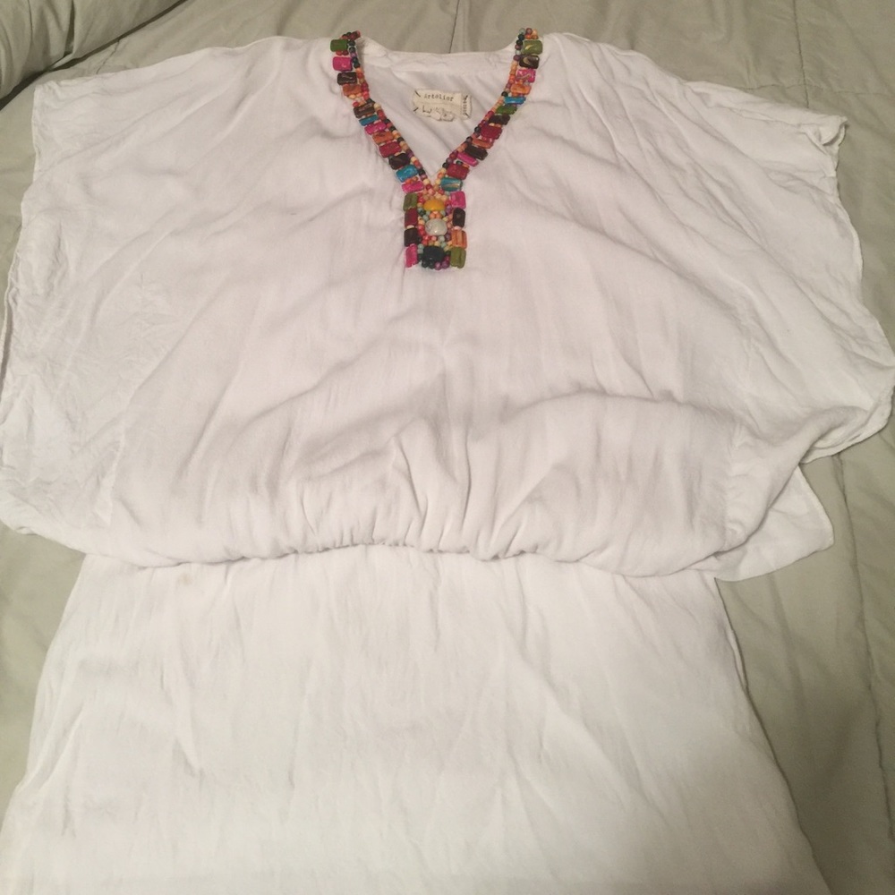 Anthropology (Artelier Nicole Miller) Gauze Dress