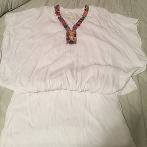 Anthropology (Artelier Nicole Miller) Gauze Dress