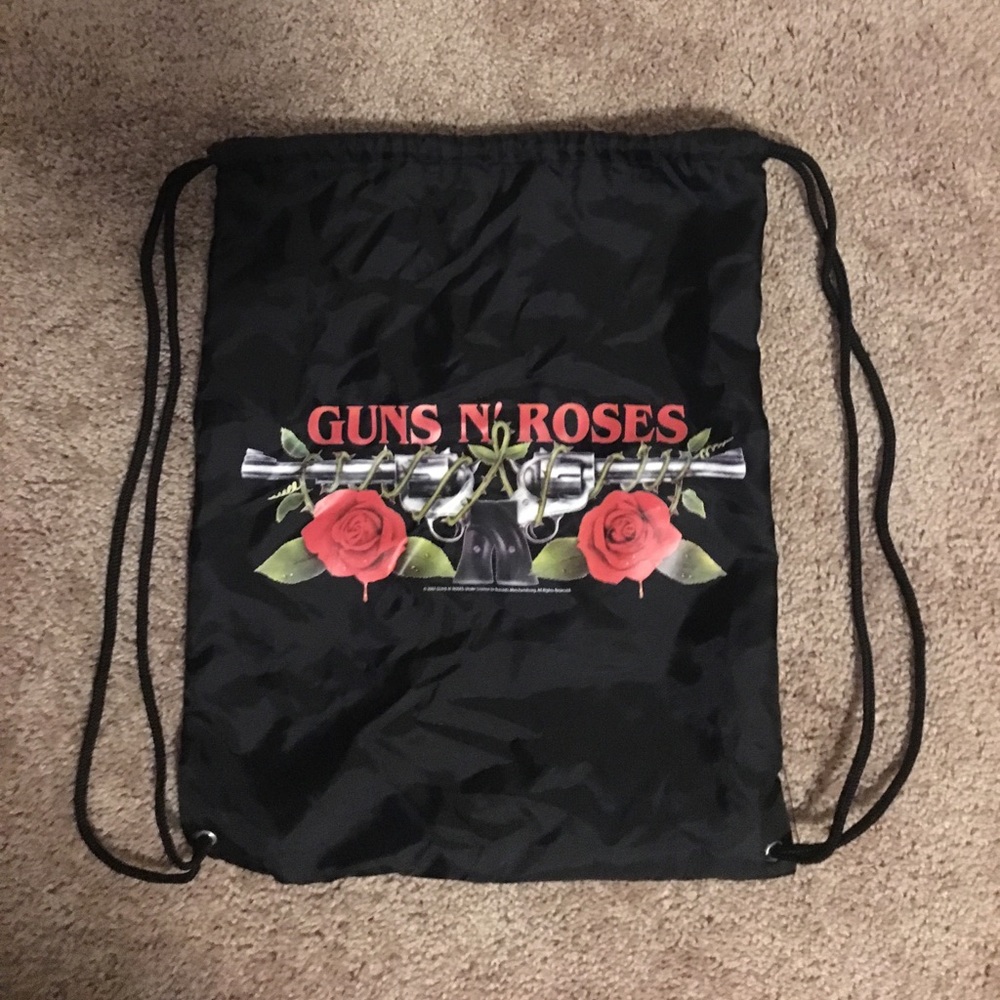 Guns N' Roses Drawstring Bag NWOT