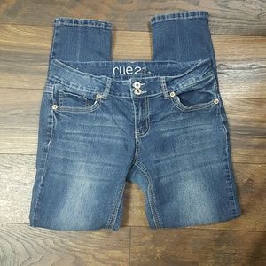 rue 21 9/10 short low rise jegging