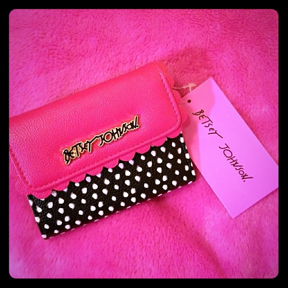 NWT Betsey Johnson French wallet