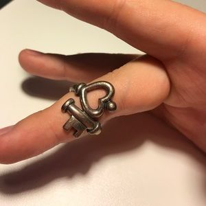 James Avery Key to My Heart Ring