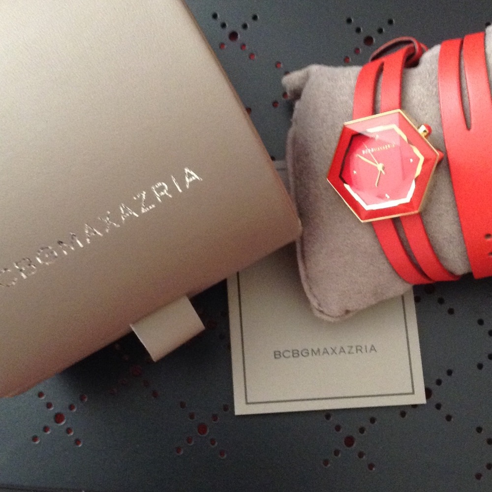 BCBG Max Azria Leather Watch