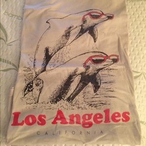 Brandy Melville dolphin Los Angeles tshirt