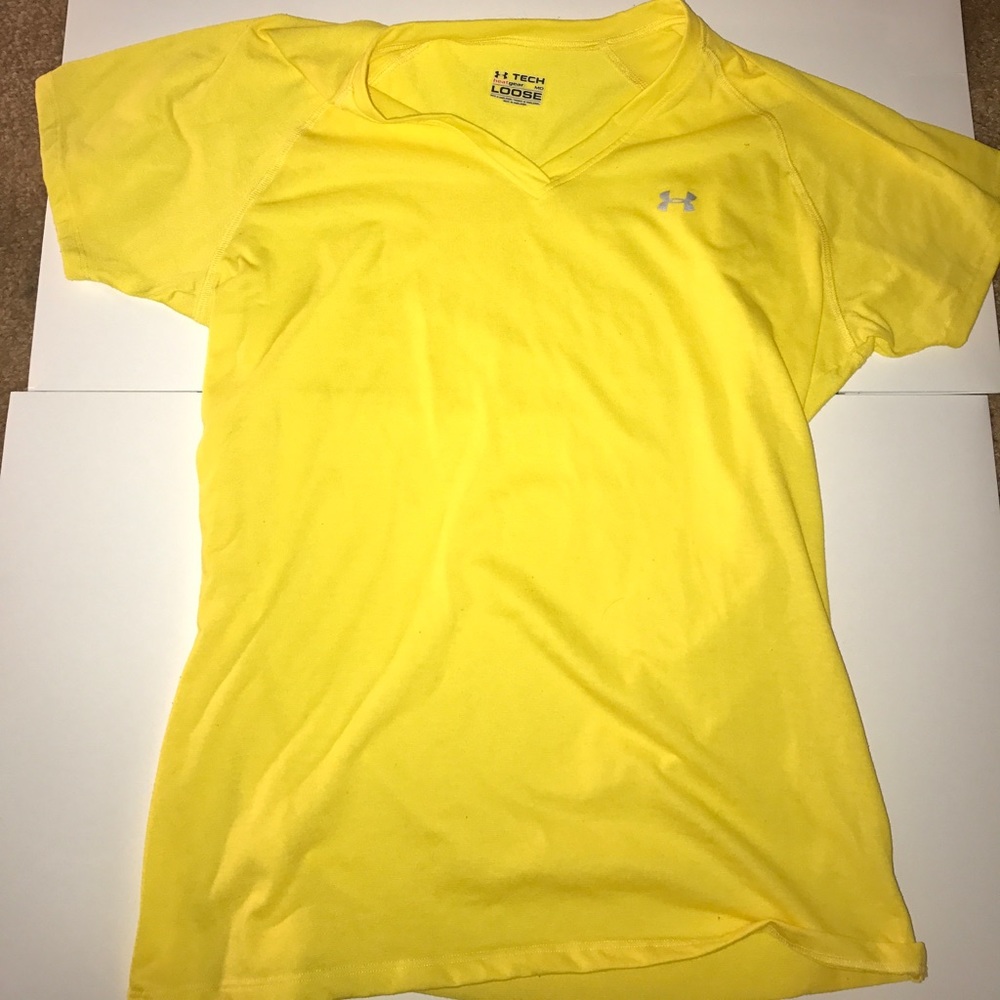 Under Armor workout shirt.