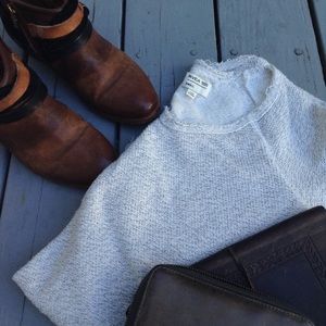 Cute heather grey sweater