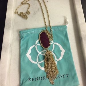 Kendra Scott Necklace in Maroon