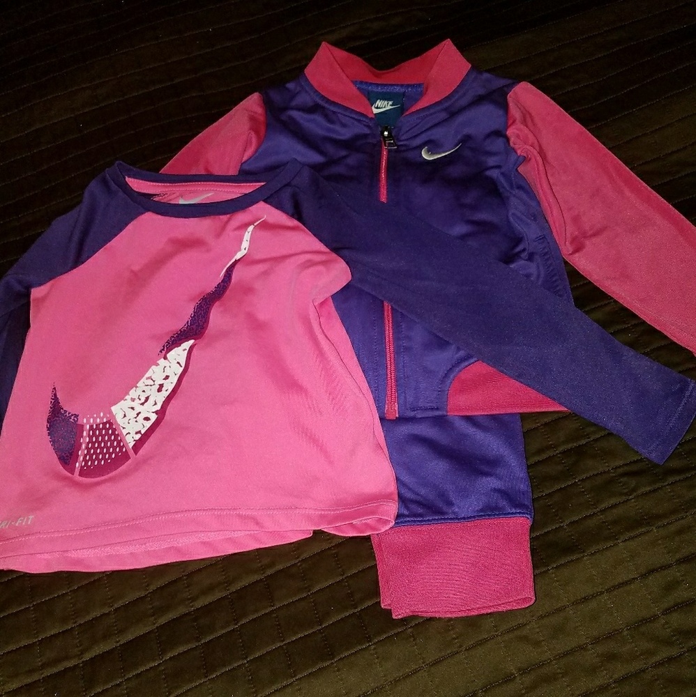 Nike girls warm up suit.