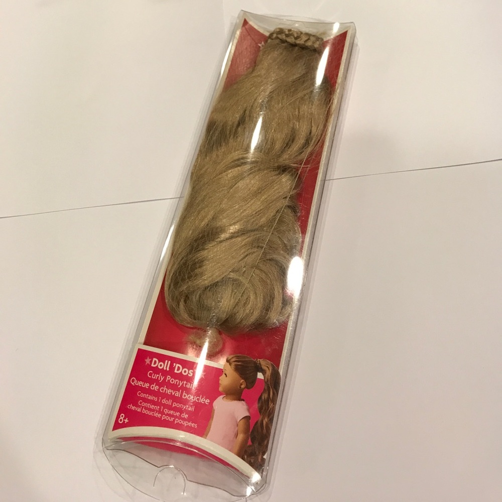 American Girl Doll 'Dos Curly Ponytail