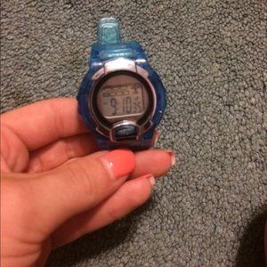 Blue Plastic Watch
