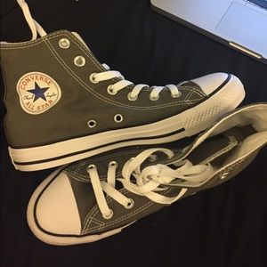 Gray Converses 7.5