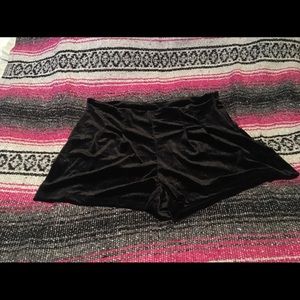 Velvet shorts