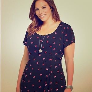 Torrid Tunic - Fox print size 0