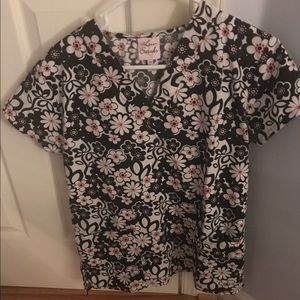 4 ADORABLE MEDICAL STAFF SCRUB Tops!