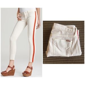 Hudson Loulou Tuxedo Stripe Crop jeans size 27