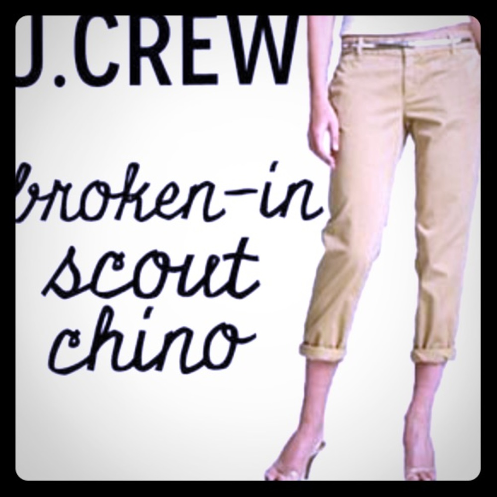 J. Crew Broken-in Scout Chino - Khaki