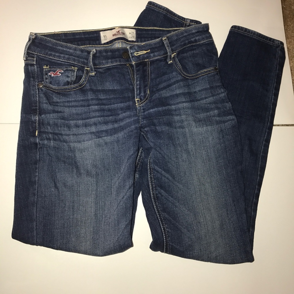 Hollister dark wash skinny jeans