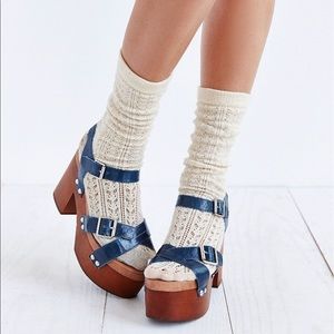 Jeffrey Campbell Peasy wood-bottomed heel