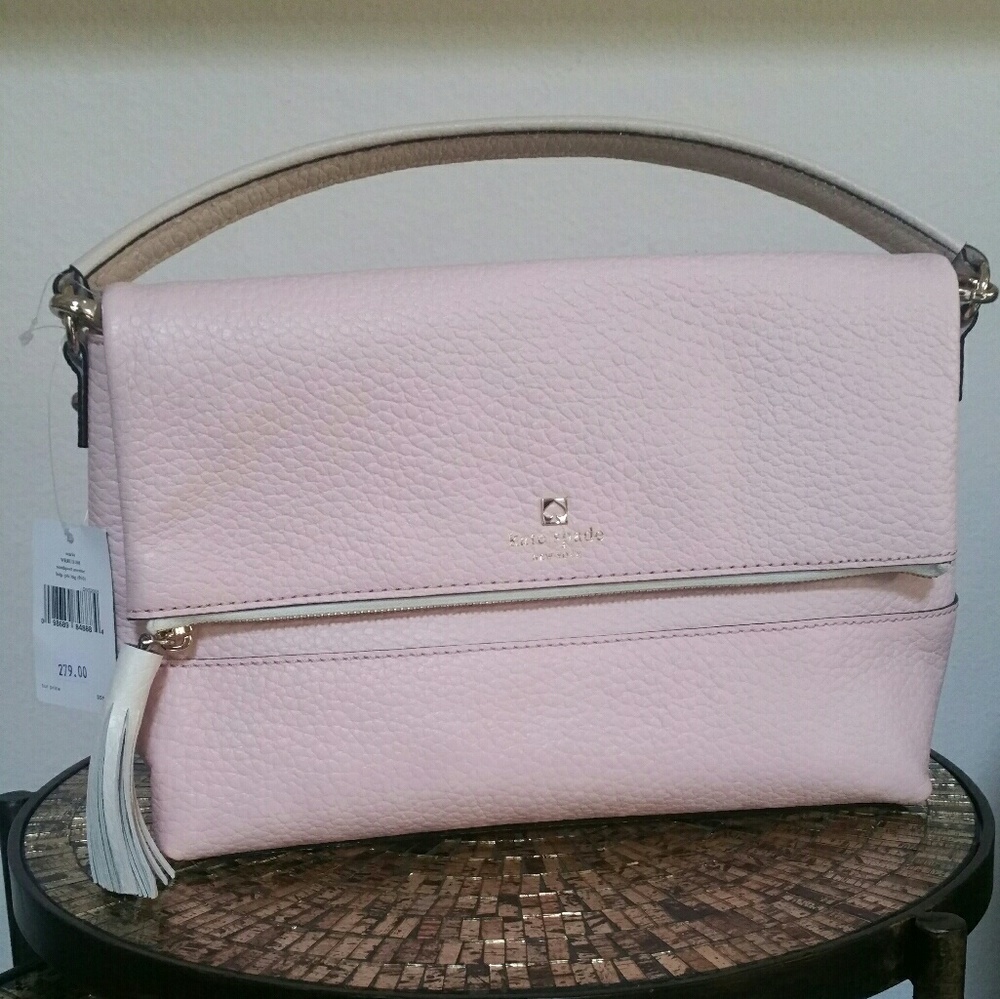 Kate Spade Maria Southport ballet pink and cream