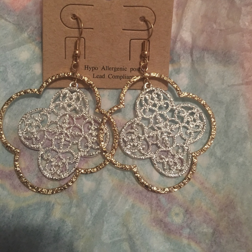 Gold & Silver earrings