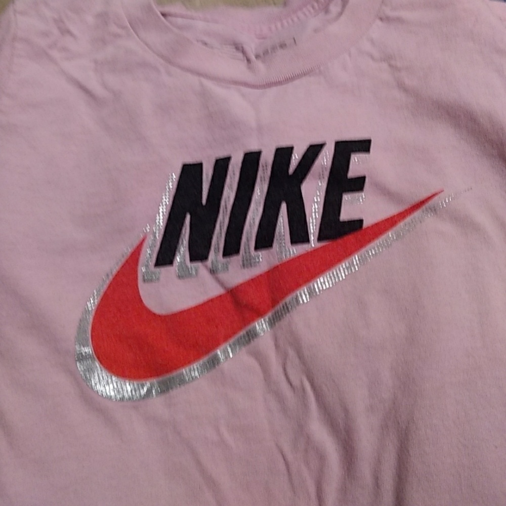 NIKE pink long sleeve W/ Bling