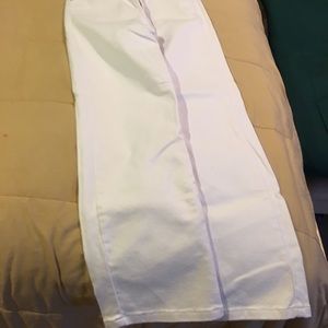 LIZ Claiborne White straight leg jeans-size 10R.