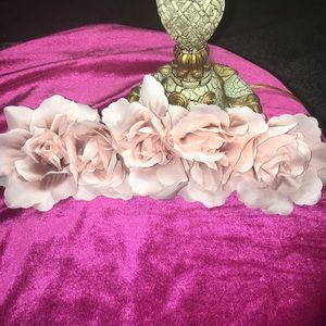 F21 blush rose headband