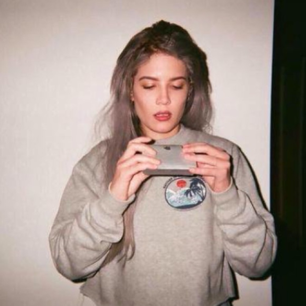 Brandy Melville golden coast cropped sweater