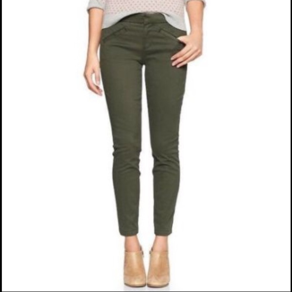 Gap Ultra Skinny Olive Stretch Pant