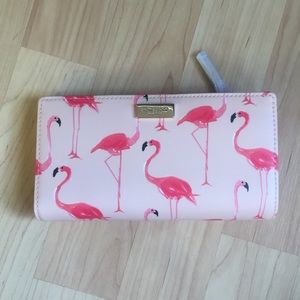 NWT Kate Spade Flamingo Wallet