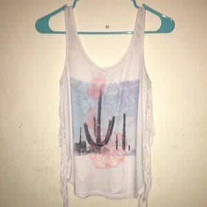 White hollister tank top