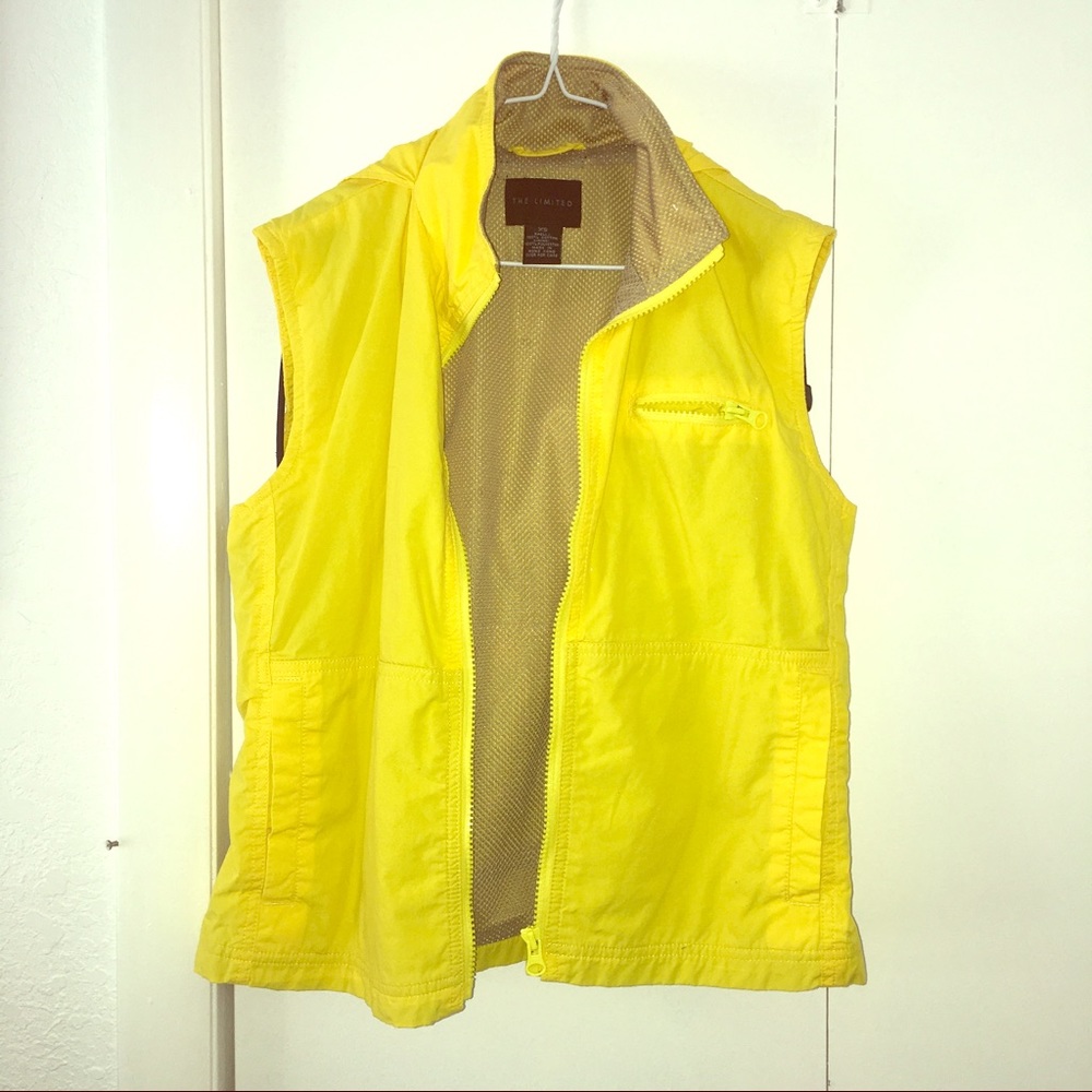 The Limited yellow sporty vest