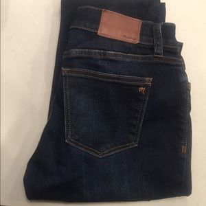 Madewell dark skinny jeans