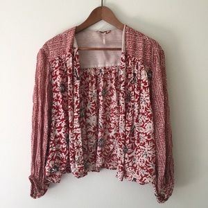 Free People sweater jacket kimono