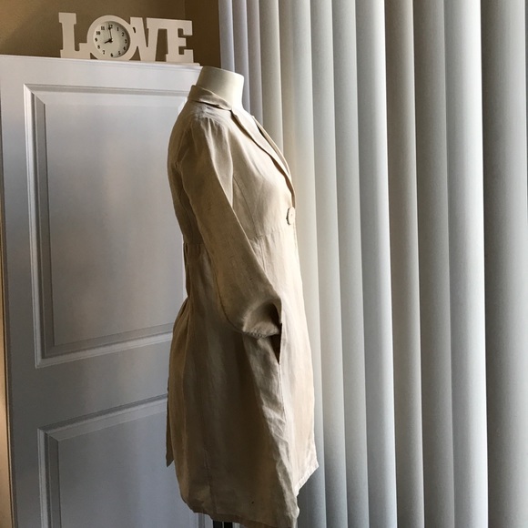 Linen Maxstudio coat - Picture 2 of 4