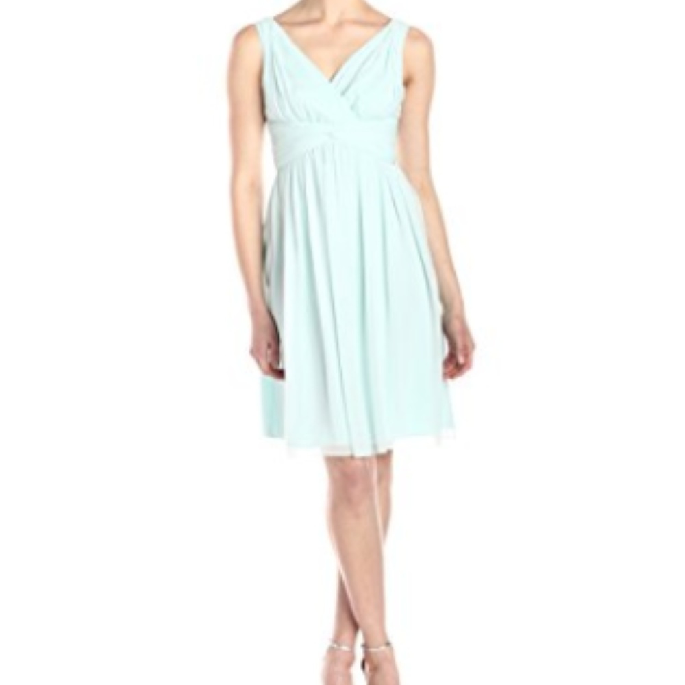 Donna Morgan Beach Glass Bridesmaid Dress Size 0