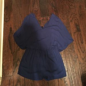 BCBG Romper with cape