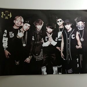 BTS 2Cool4Skool Poster Bangtan Boys