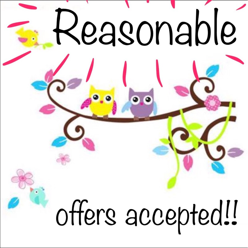 All reasonable offers accepted!!